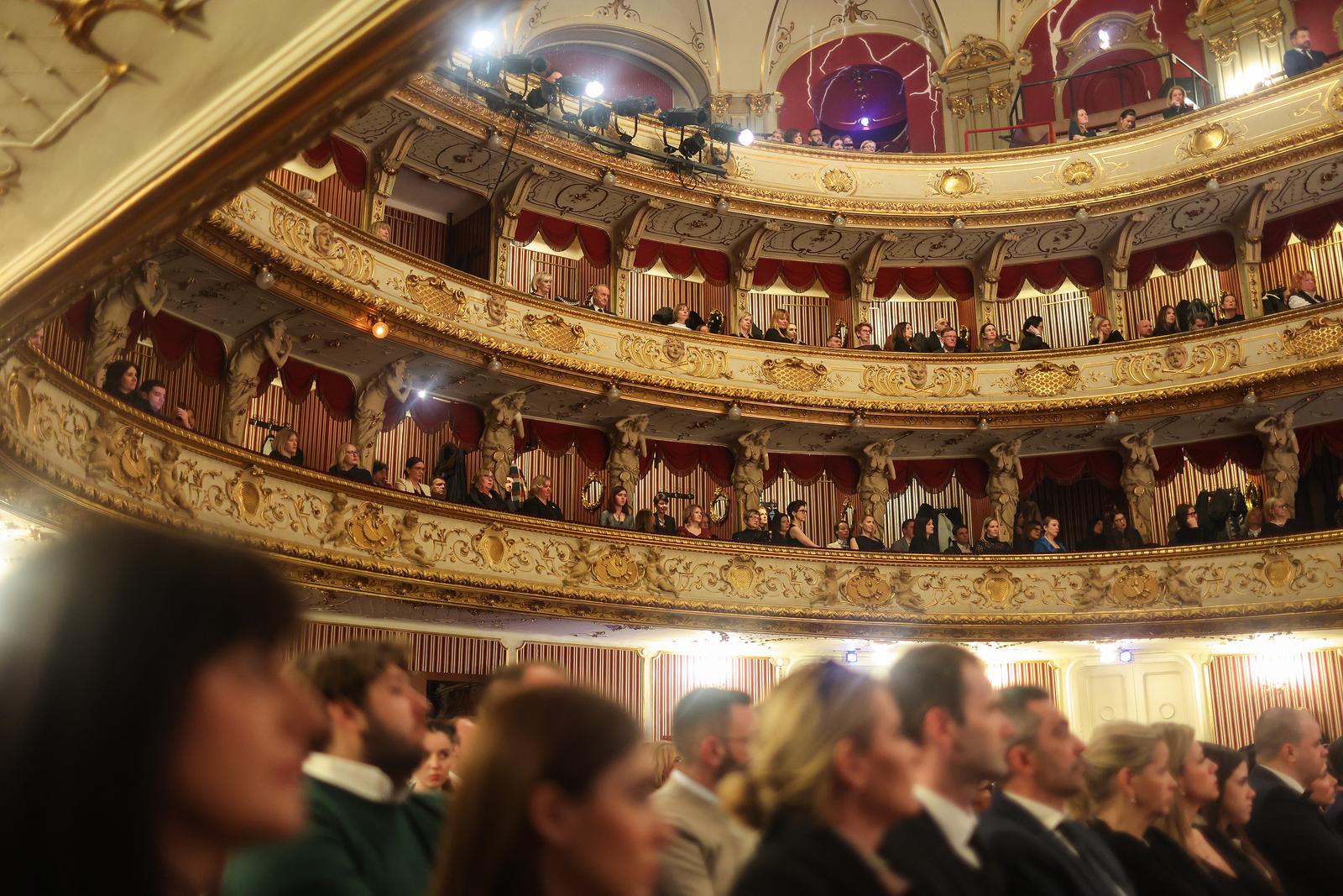 12.02.2023., Zagreb - Humanitarni koncert u organizaciji Rotary klub Zagreb Gornji grad HNK-u. Sav prihod ide u korist humanitarne udruge Nismo same za projekt Nisi sama ides s nama - besplatan taxi prijevoz zena sa/na kemoterapije. Photo: Luka Stanzl/PIXSELL
