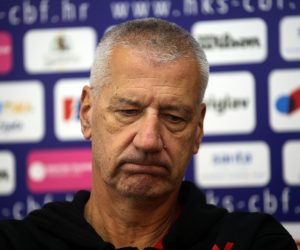 12.11.2022., Zagreb - U hotelu Aristos odrzana je konferencija za medije hrvatske kosarkaske reprezentacije. Na konferenciji su sudjelovali izbornik Aleksandar Petrovic i igraci Dario Dreznjak i Borna Kapusta.  Photo: Zeljko Hladika/PIXSELL