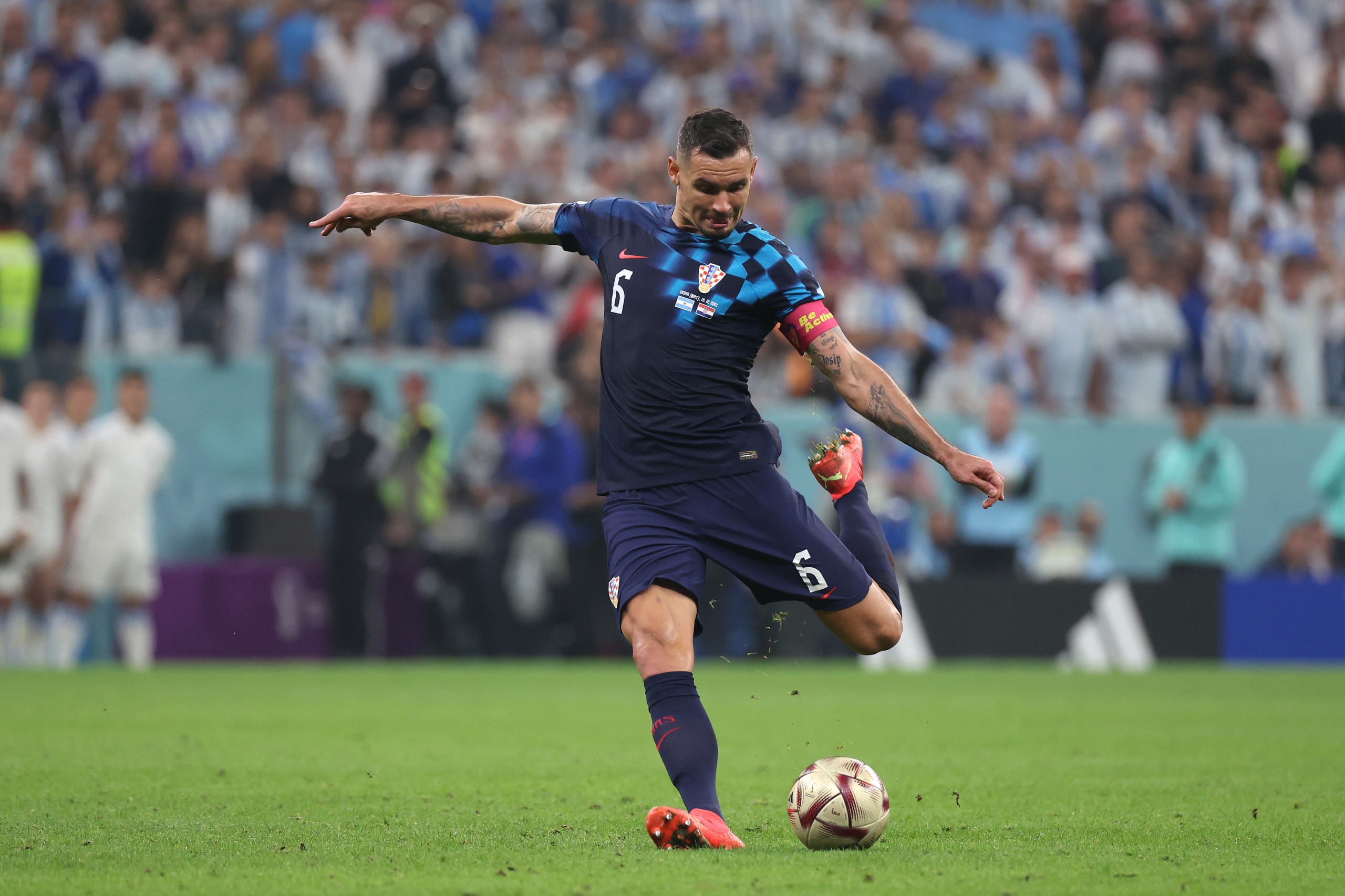 13.12.2022., stadion Lusail, Katar - FIFA Svjetsko prvenstvo, polufinale, Hrvatska - Argentina. Dejan Lovren Photo: Goran Stanzl/PIXSELL