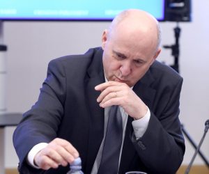 14.02.2023., Zagreb - Na 21. sjednici Odbor za prostorno uređenje i graditeljstvo raspravlja o prijedlogu novog zakona o obnovi zgrada ostecenih u potresima.
 Photo: Patrik Macek/PIXSELL