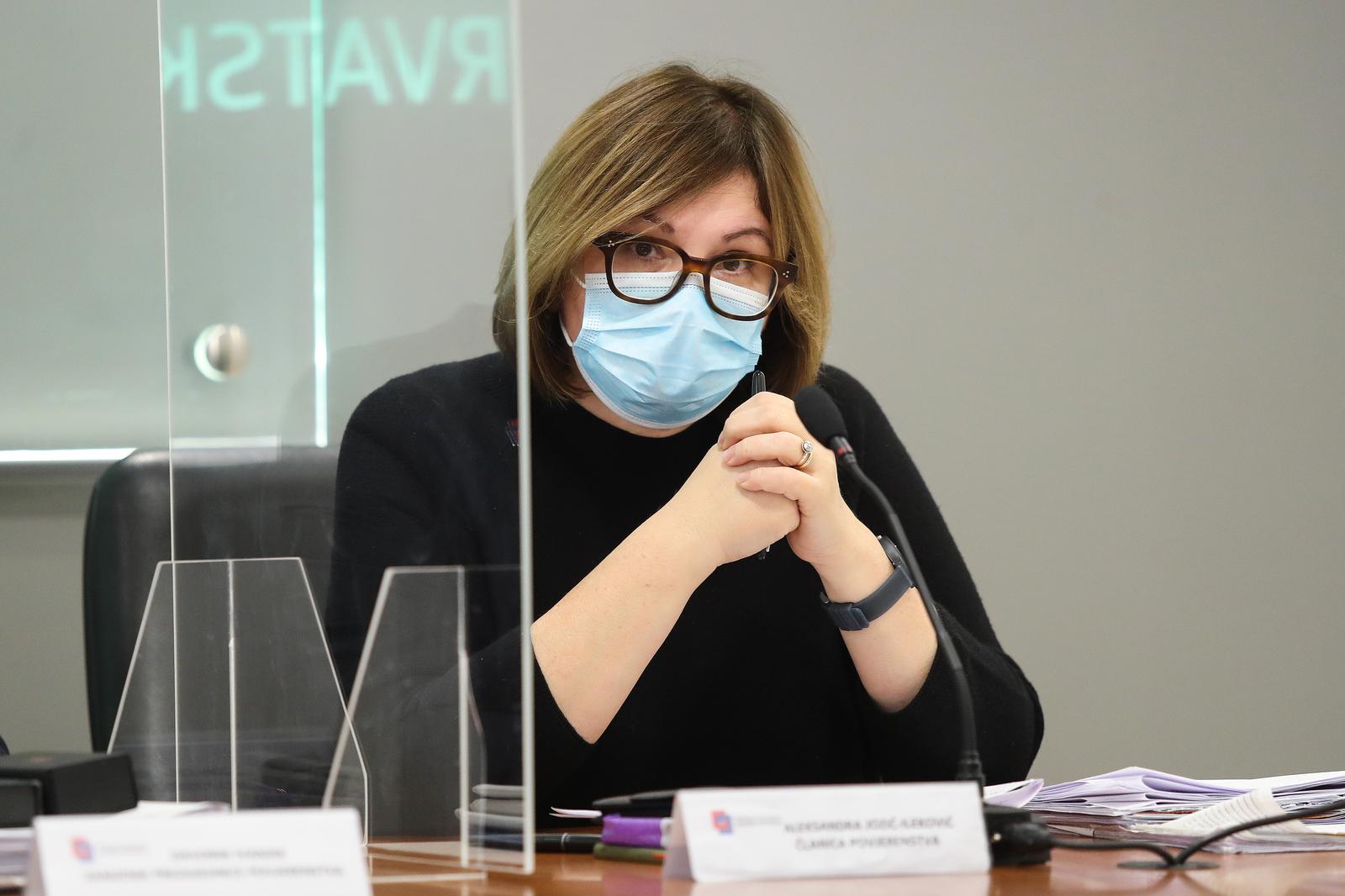 15.01.2021., Zagreb - Povjerenstvo za odlucivanje o sukobu interesa odrzalo je svoju 111. sjednicu. Aleksandra Jozic-Ilekovic. rPhoto: Luka Stanzl/PIXSELL