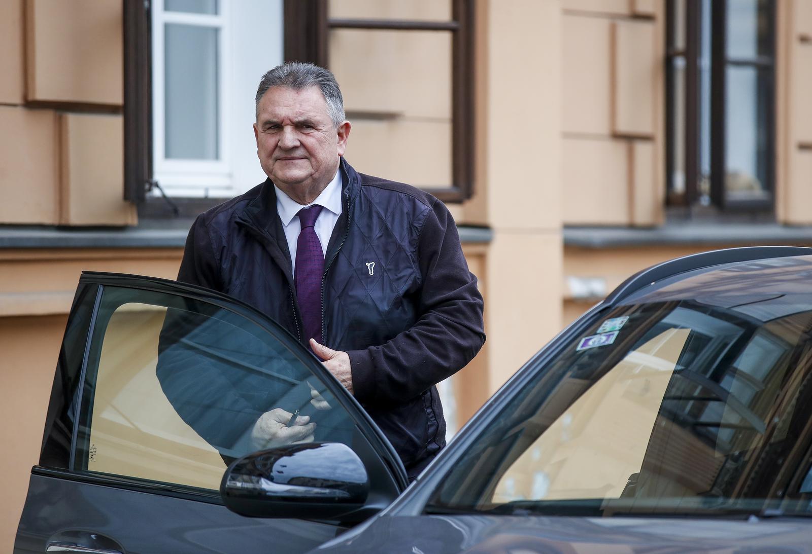 15.03.2022., Zagreb - Dolazak clanova koalicijske vlade na sastanak u Banske dvore. Radimir Cacic. Photo: Slavko Midzor/PIXSELL
