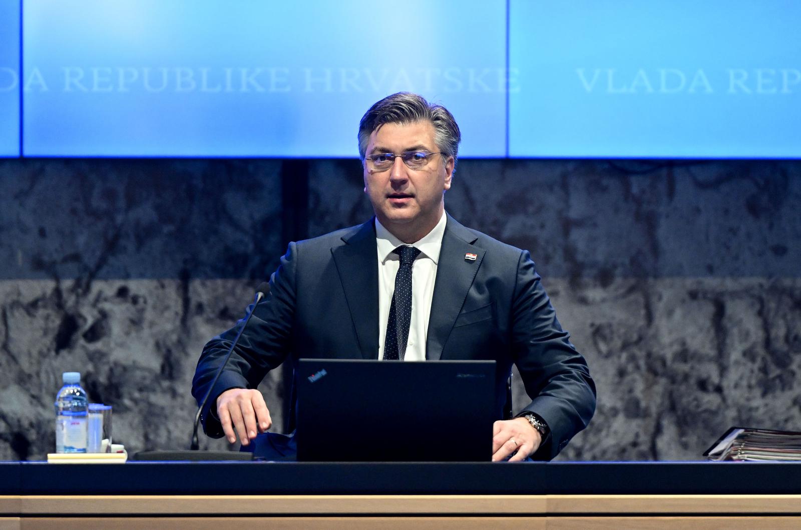 16.2.2023., Zagreb - U NSK je odrzana 195. sjednica Vlade RH. Photo: Davorin Visnjic/PIXSELL