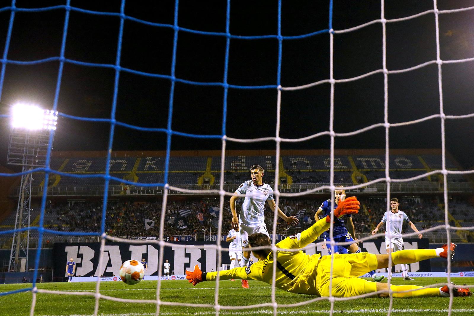 16.9.2021., Stadion Maksimir - UEFA Europa liga, skupina H, 1. kolo: GNK Dinamo Zagreb - FC West Ham United. Lukasz Fabianskir"nr"n Photo: Goran Stanzl/PIXSELL