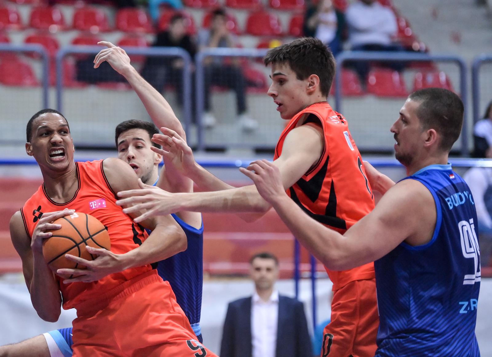 17.02.2023., KC Drazen Petrovic, Zagreb - Zavrsni turnir SuperSport kupa Kresimir Cosic, polufinale, GKK Sibenka - KK Cibona. Photo: Igor Soban/PIXSELL