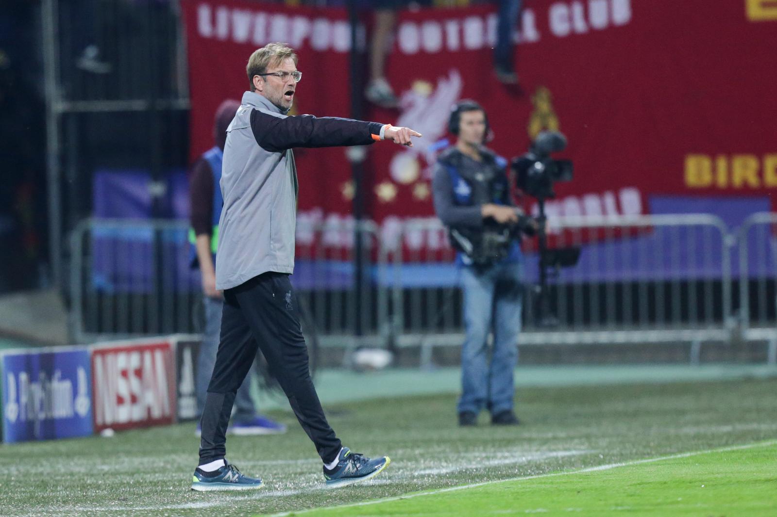 17.10.2017. stadion Ljudski vrt, Maribor, Slovenija - UEFA Liga prvaka, skupina E, 3. kolo, NK Maribor - Liverpool FC. Trener Liverpoola Jurgen Klopp. "nPhoto: Luka Stanzl/PIXSELL