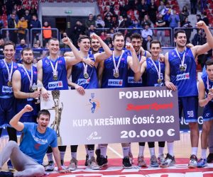 18.02.2023., KC Drazen Petrovic, Zagreb - Zavrsni turnir SuperSport kupa Kresimir Cosic, finale, KK Cedevita junior- KK Cibona. Photo: Igor Soban/PIXSELL