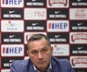 19.03.2021., Hotel DoubleTree by Hilton, Zagreb - Izvrsni direktor Hrvatskog nogometnog saveza Marijan Kustic odrzao konferenciju za medije. Photo: Marko Prpic/PIXSELL