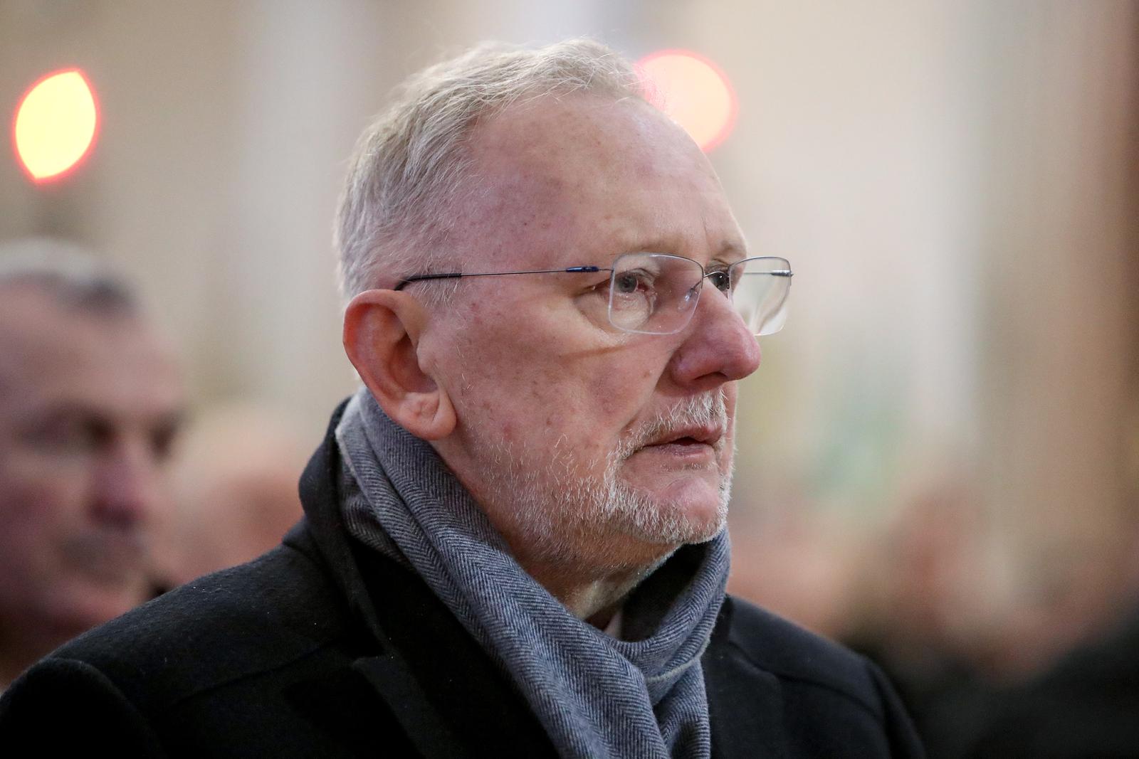 21.01.2023., Zadar - Sredisnja proslava jubilarne 30. obljetnice vojno-redarstvene operacije Maslenica. Sveta misa u crkvi sv. Sime. Davor Bozinovic Photo: Sime Zelic/PIXSELL