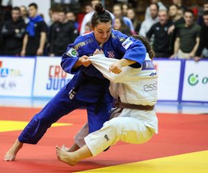 21.01.2023,Zagreb - U dvorani Sutinska vrela odrane su finalne borbe Prvenstva Hrvatske u judo-u. Finalna borba do 78 kg : Jakus Nika vs. Barbara Matic.
 Photo: Jurica Galoic/PIXSELL