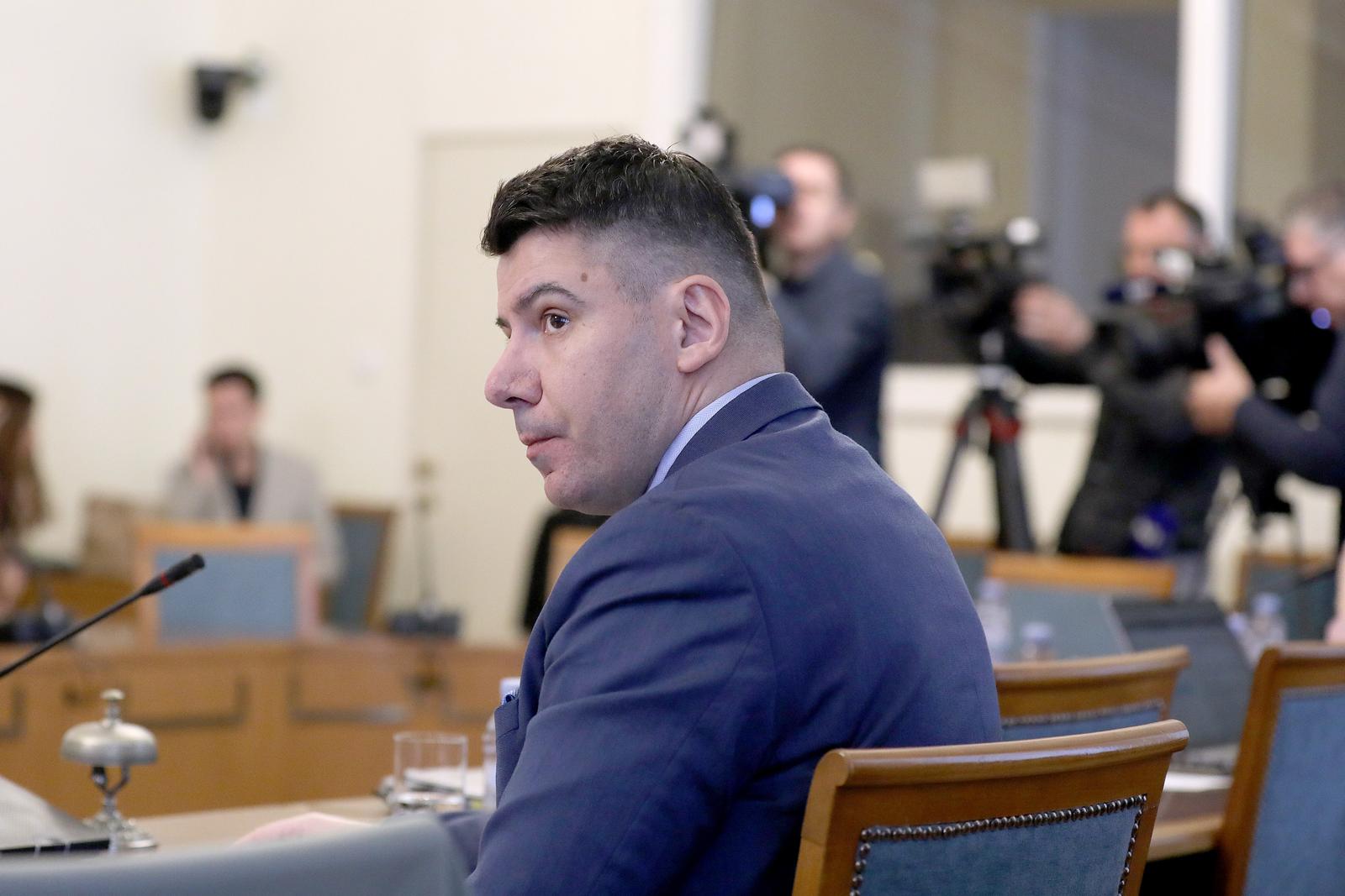 21.02.2023., Zagreb - U Hrvatskom saboru odrzana je 29. sjednica Nacionalnog vijeca za pracenje provedbe Strategije suzbijanja korupcije o upravljanju trgovackim drustvom INA d.d.  Nikola Grmoja Photo: Patrik Macek/PIXSELL