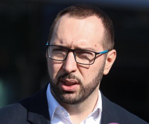 21.02.2023., Zagreb - U ZET-ovom autobusnom pogonu u Podsusedu odrzat ce se predstavljanje preostalih 20 isporucenih niskopodnih autobusa u sklopu projekta "Nabava 65 autobusa za ZET d.o.o.". gradonacelnik Zagreba Tomislav Tomasevic Photo: Robert Anic/PIXSELL