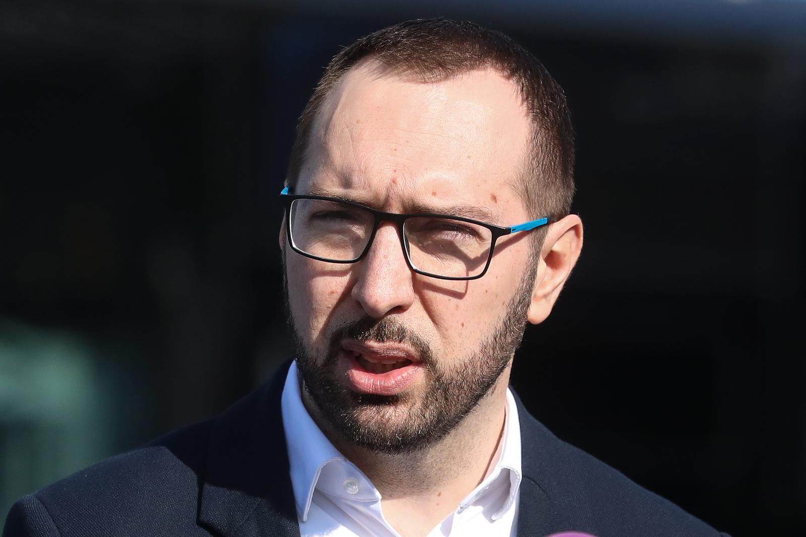 21.02.2023., Zagreb - U ZET-ovom autobusnom pogonu u Podsusedu odrzat ce se predstavljanje preostalih 20 isporucenih niskopodnih autobusa u sklopu projekta "Nabava 65 autobusa za ZET d.o.o.". gradonacelnik Zagreba Tomislav Tomasevic Photo: Robert Anic/PIXSELL