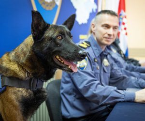 22.02.2023. Osijek - U Policijskoj Upravi osjecko-baranjskoj odrzala se konferencija za medije povodom pronalaska oko 11 kilograma heroina na granicnom prijelazu Batina. Photo: Davor Javorovic/PIXSELL