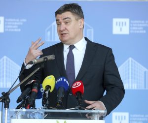 22.02.2023., Zagreb - Svecano obiljezavanje Dana Nacionalne i sveucilisne knjiznice i 416. obljetnica njezina postojanja. Predsjednik RH Zoran Milanovic Photo: Robert Anic/PIXSELL