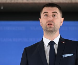 23.2.2023., Zagreb - U NSK je odrzana redovna sjednica Vlade Republike Hrvatske. Izjavu nakon sjednice dao je Davor Filipovic. Photo: Davorin Visnjic/PIXSELL