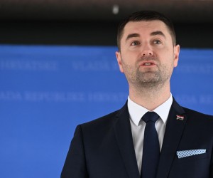 23.2.2023., Zagreb - U NSK je odrzana redovna sjednica Vlade Republike Hrvatske. Izjavu nakon sjednice dao je Davor Filipovic. Photo: Davorin Visnjic/PIXSELL