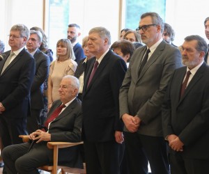 23.02.2023., Zagreb - Predsjednik Republike Zoran Milanovic uprilicio svecani prijam povodom obiljezavanja prve transplantacije krvotvornih maticnih stanica u Republici Hrvatskoj prije 40 godina.
   Photo: Robert Anic/PIXSELL