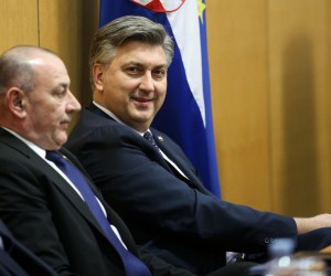 23.02.2023. Zagreb - Sabor RH, Prijedlog za pokretanje pitanje povjerenja predsjedniku Vlade RH Andreju Plenkovicu - predlagatelji 33 zastupnika u Hrvatskome saboru Photo: Zeljko Hladika/PIXSELL
