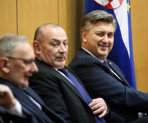 23.02.2023. Zagreb - Sabor RH, Prijedlog za pokretanje pitanje povjerenja predsjedniku Vlade RH Andreju Plenkovicu - predlagatelji 33 zastupnika u Hrvatskome saboru Photo: Zeljko Hladika/PIXSELL