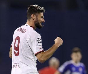 25.10.2022., stadion Maksimir, Zagreb - UEFA Liga prvaka, 5. kolo, skupina E, GNK Dinamo - AC Milan. Olivier Giroud Photo: Igor Kralj/PIXSELL