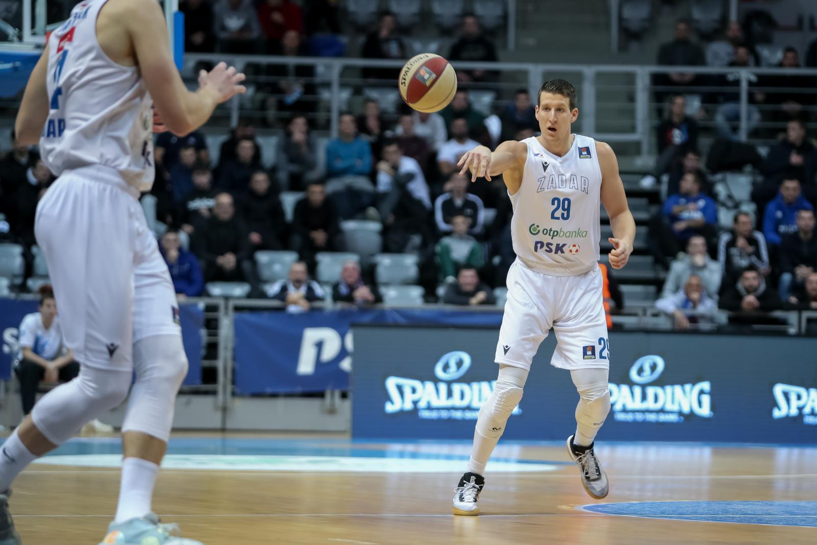 27.01.2023., Zadar - Zadar - Utakmica 17. kola AdmiralBet ABA lige izmedju Zadra i Borca Photo: Sime Zelic/PIXSELL