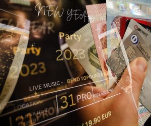 29.12.2022., Zagreb - Ilustracija. Zbog prelaska na euro u novogodisnjoj noci najmanje nekoliko sati a neke banke najavljuju do vecernjih sati 01.01. nece biti moguce placati velikim brojem debitnih i kreditnih kartica pa svi koji planiraju proslave u razlicitim ugostiteljskim objektima moraju ponijeti dovoljno gotovine za placanje. Photo: Sanjin Strukic/PIXSELL