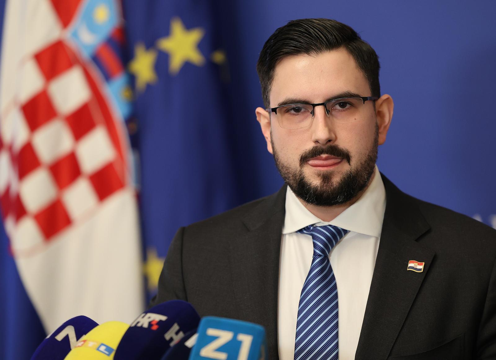 31.01.2023., Zagreb, Banski dvori - Marko Milic, glasnogovornik Vlade dao izjavu. Photo: Marko Prpic/PIXSELL