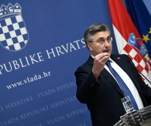 31.01.2022., Zagreb - Izjava premijera Andreja Plenkovica nakon sastanka vladajuce koalicije.  Photo: Marko Lukunic/PIXSELL