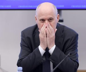 14.02.2023., Zagreb - Na 21. sjednici Odbor za prostorno uređenje i graditeljstvo raspravlja o prijedlogu novog zakona o obnovi zgrada ostecenih u potresima.
 Photo: Patrik Macek/PIXSELL