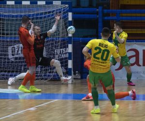 Zagreb, 20.02.2023.- Finalna utakmica Hrvatskog futsal kupa, futsal pula - mnk šibenik 1983.
foto HINA/ Daniel KASAP/ dk