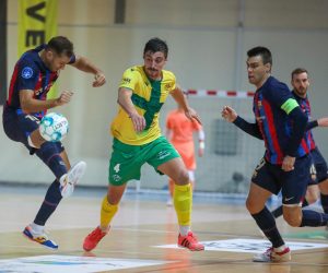 26.11.2022.., Pula - 
U dvorani Mate Parlov Elitna runda UEFA Futsal Lige prvaka, skupina D, 3. kolo, Barca - Pula. Photo: Srecko Niketic/PIXSELL