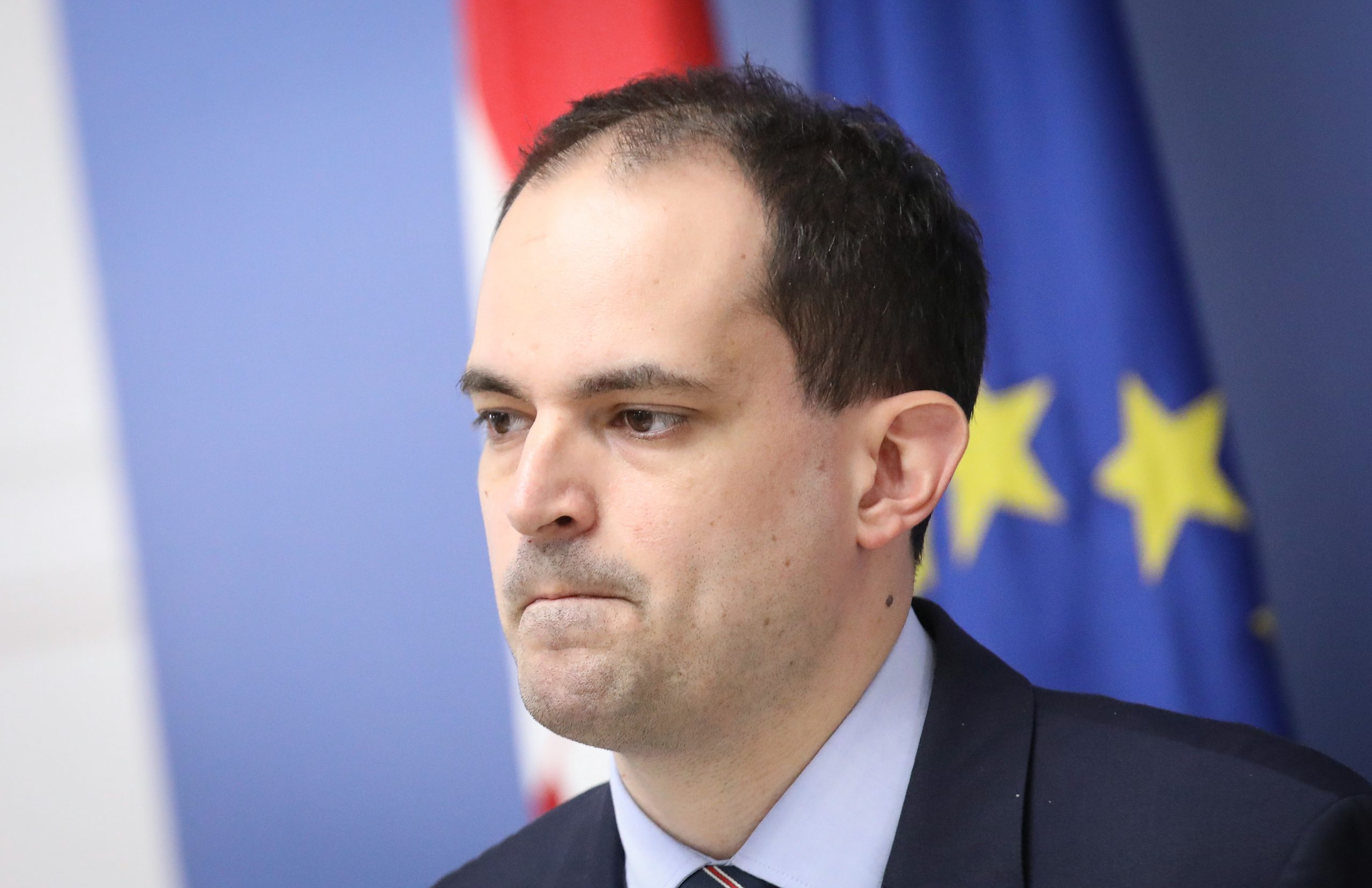 Zagreb, 14.02.2023. -  Izjave nakon sastanka koalicijskh partnera u Banskim dvorima. Na fotografiji Ivan Malenica.
foto HINA/ Admir BULJUBAŠIĆ/ abu