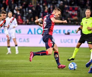 Marko Rog of Cagliari Calcio during the Italian soccer Serie B match Cagliari Calcio vs Genoa CFC on March 01, 2023 at the Unipol Domus in Cagliari, Italy (Photo by Luigi Canu/LiveMedia/DeFodi Images)