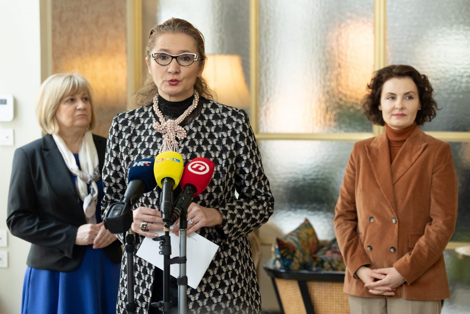 Zagreb, 07.03.2023. - Međunarodna konferencija o rodno uvjetovanom kibernetičkom nasilju nad djevojčicama i ženama u organizaciji pravobraniteljice za ravnopravnost spolova. 
Na fotografiji Višnja Ljubičić.
foto HINA/ Edvard ŠUŠAK/es