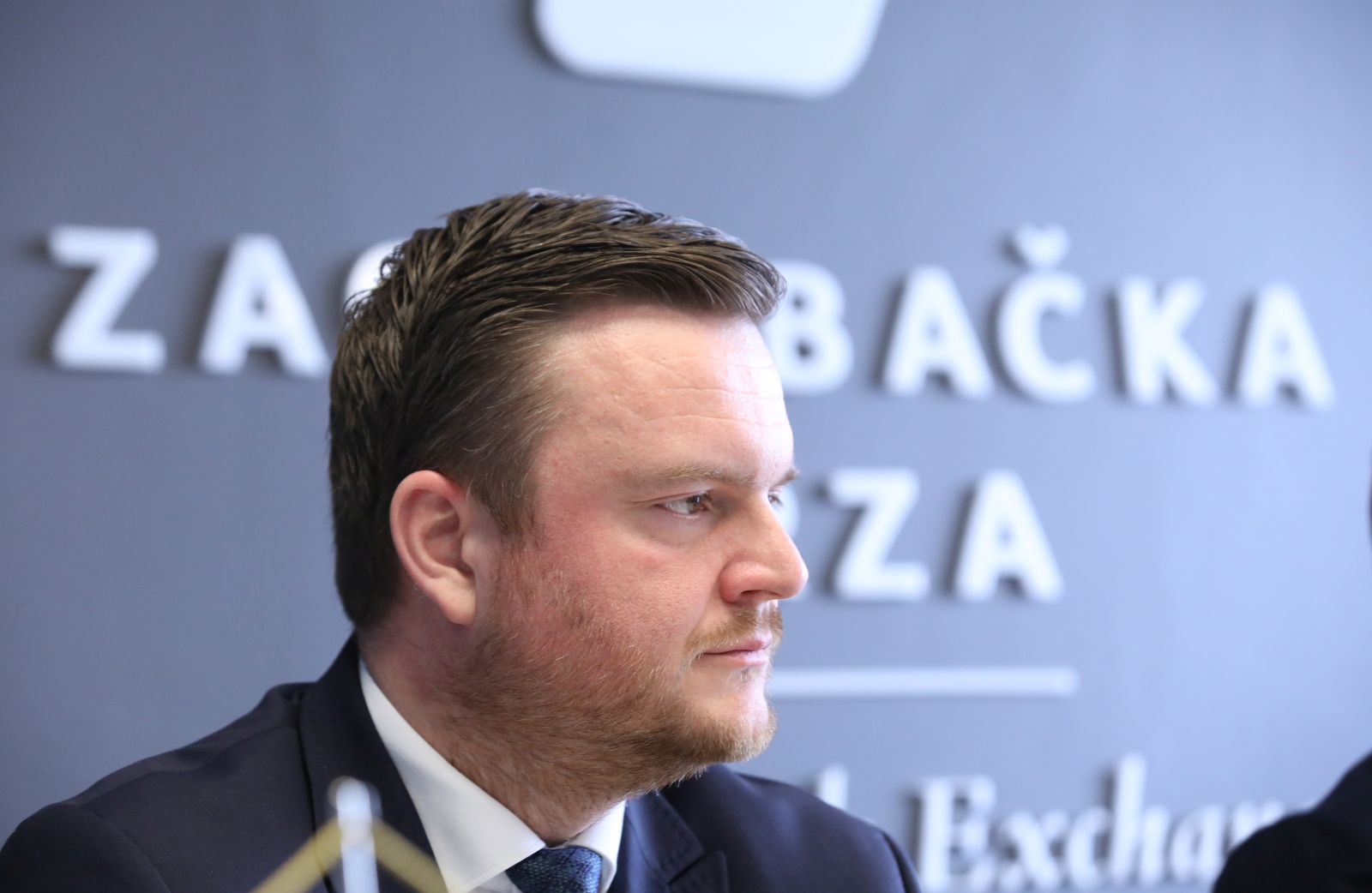 Zagreb, 08.03.2023 - Potpisivanje ugovora o uvrštenju obveznica RH na Zagrebačku burzu. Na fotografiji ministar financija Marko Primorac.
foto HINA/ Admir BULJUBAŠIĆ/ abu