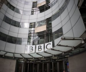 epa10516596 BBC Broadcasting House in London, Britain, 12 March 2023. The BBC is under growing pressure after suspending its Match Of The Day host Gary Lineker over his tweet that likened the UK government's new proposed asylum system to the 1930s Germany. The BBC has been forced to severely reduce their sports programming over this weekend as BBC's other sports broadcasters pulled out in solidarity with Gary Lineker.  EPA/TOLGA AKMEN