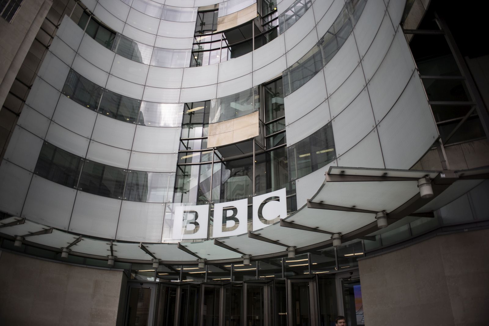 epa10516596 BBC Broadcasting House in London, Britain, 12 March 2023. The BBC is under growing pressure after suspending its Match Of The Day host Gary Lineker over his tweet that likened the UK government's new proposed asylum system to the 1930s Germany. The BBC has been forced to severely reduce their sports programming over this weekend as BBC's other sports broadcasters pulled out in solidarity with Gary Lineker.  EPA/TOLGA AKMEN
