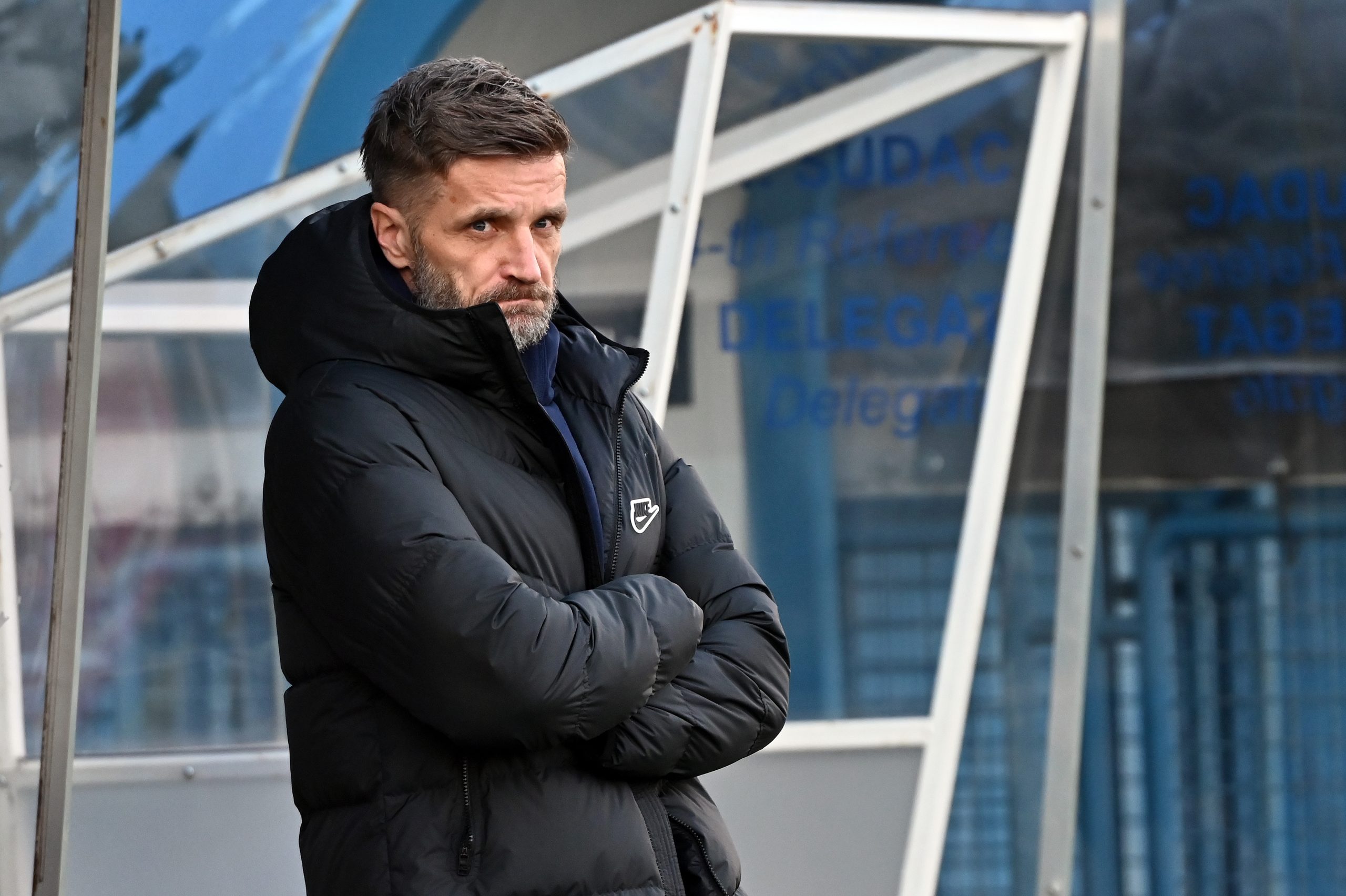 Varazdin 23.03.2023.
Prijateljska utakmica reprezentacija U21 između Hrvatske i Izraela. Na slici izbornik Hrvatske Igor Biscan
Snimio: Marko Jurinec/Jurinec photography/HINA