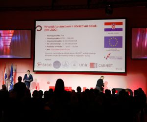 Zagreb, 28.03.2023 - Sveučilišni računski centar Sveučilišta u Zagrebu održao je konferenciju "Dani e-infrastrukture Srce DEI 2023" (od 28. do 30. ožujka) tijekom koje će obilježiti i uspješan završetak projekta Hrvatski znanstveni i obrazovni oblak (HR- ZOO). 
foto HINA/ Admir BULJUBAŠIĆ/ abu