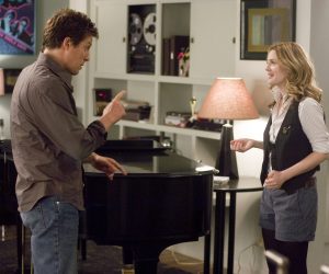 HUGH GRANT stars as Alex Fletcher and DREW BARRYMORE stars as Sophie Fisher in Warner Bros. Pictures and Village Roadshow Pictures romantic comedy Music and Lyrics, distributed by Warner Bros. Pictures. 
PHOTOGRAPHS TO BE USED SOLELY FOR ADVERTISING, PROMOTION, PUBLICITY OR REVIEWS OF THIS SPECIFIC MOTION PICTURE AND TO REMAIN THE PROPERTY OF THE STUDIO. NOT FOR SALE OR REDISTRIBUTION.