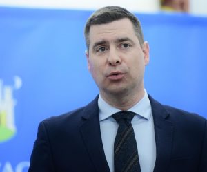 1.3.2023., Zagreb - Klub gradskih zastupnika HDZ-a i HSLS-a odrzali su konferenciju za medije u Staroj gradskoj vijecnici. Mislav Herman. Photo: Neva Zganec/PIXSELL