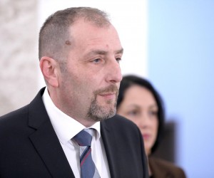 01.03.2023., Zagreb - Na konferenciji za medije odrzanoj u Saboru predsjednik IDS-a Dalibor Paus objavio je da u saborsku proceduru pustaju izmjene zakona o gradjevinskoj inspekciji. Photo: Patrik Macek/PIXSELL
