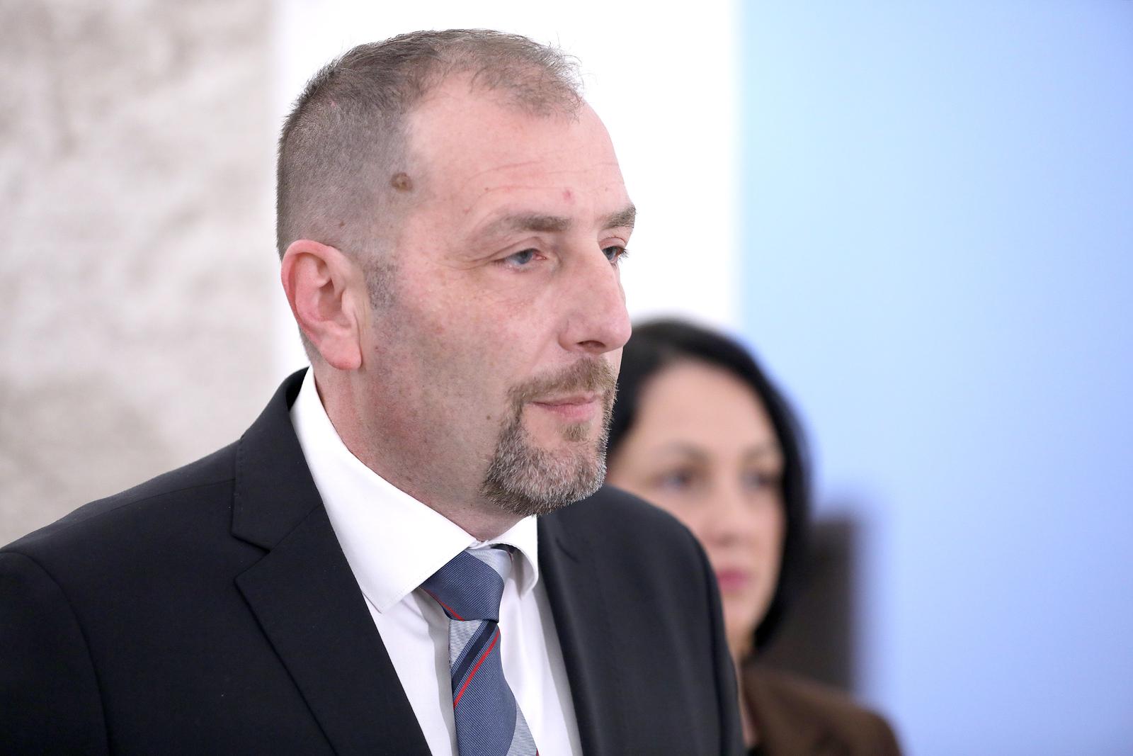 01.03.2023., Zagreb - Na konferenciji za medije odrzanoj u Saboru predsjednik IDS-a Dalibor Paus objavio je da u saborsku proceduru pustaju izmjene zakona o gradjevinskoj inspekciji. Photo: Patrik Macek/PIXSELL