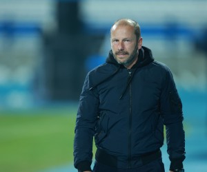 01.03.2023., stadion Gradski vrt, Osijek - SuperSport Hrvatski nogometni kup, cetvrtfinale, NK Osijek - HNK Hajduk. Trener Osijeka Rene Poms Photo: Davor Javorovic/PIXSELL