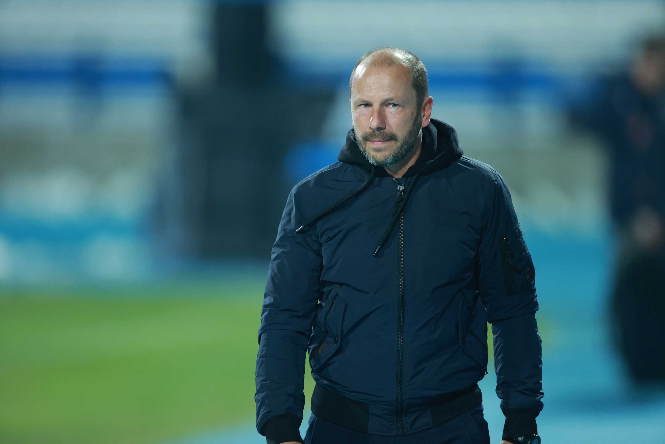 01.03.2023., stadion Gradski vrt, Osijek - SuperSport Hrvatski nogometni kup, cetvrtfinale, NK Osijek - HNK Hajduk. Trener Osijeka Rene Poms Photo: Davor Javorovic/PIXSELL