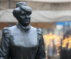 02.03.2023., Zagreb - Na danasnji dan prije 150 godina rodjena je Marija Juric Zagorka, hrvatska novinarka i knjizevnica. Ako je suditi po rekacijama na drustvenim mrezama obiljazavanje ove obljetnice pocelo je neprimjerenim sadrzajem koji je u emisiji ovog tjedna emitirala nacionalna televizija. Photo: Patrik Macek/PIXSELL