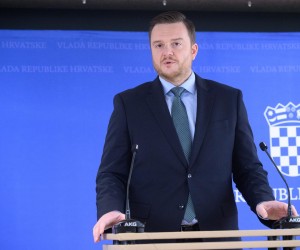 02.03.2023., Zagreb - 198. sjednica Vlade RH - Na dnevnom redu Vladine sjednice je prijedlog zakona o izvanparnicnom postupku te prijedlog programa drzavne potpore za iznimno osjetljive sektore u poljoprivredi za ovu godinu. Izjava - Marko Primorac.
 Photo: Davor Puklavec/PIXSELL