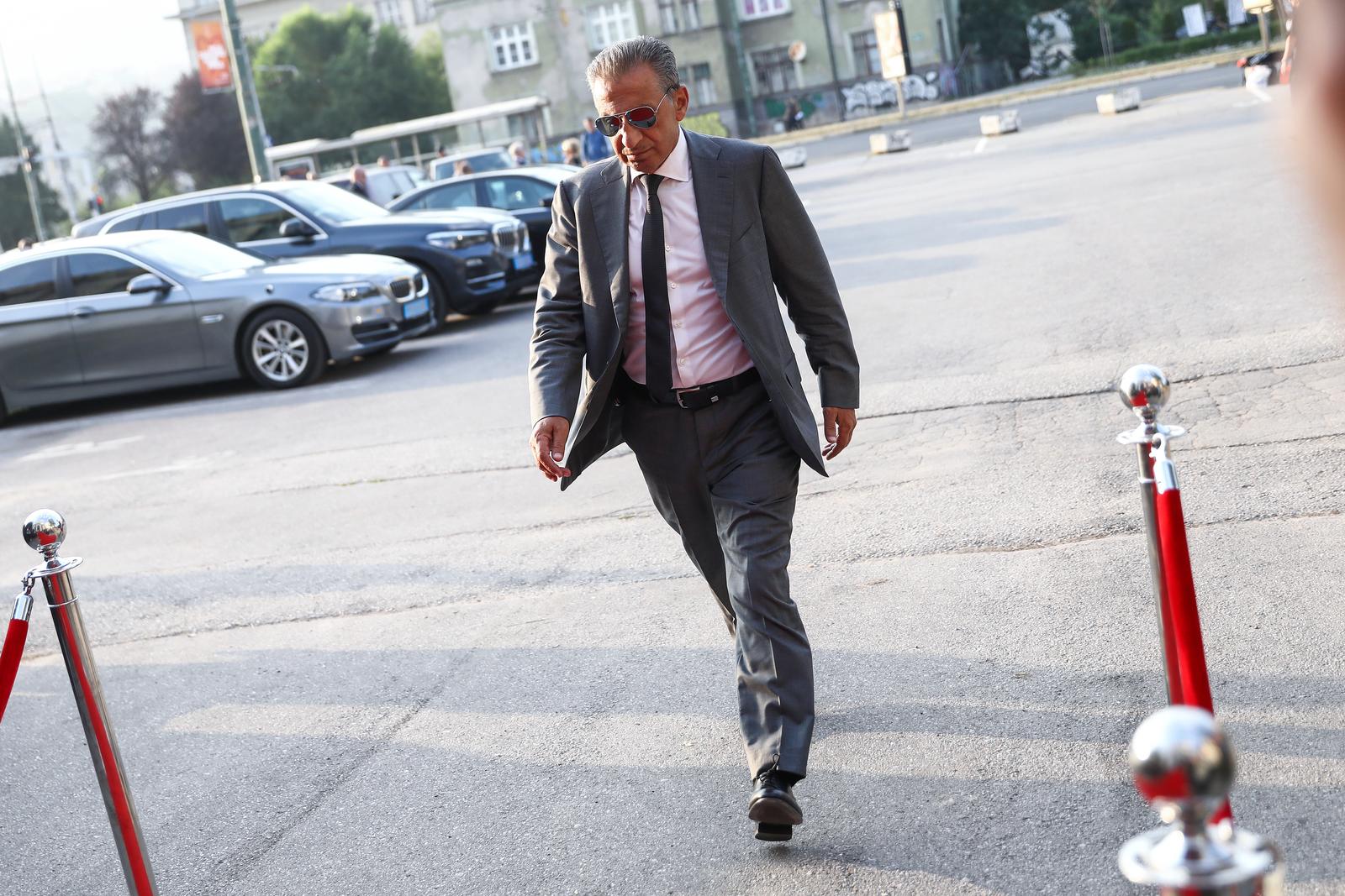02.08.2021., Sarajevo, Bosna i Hercegovina - U Zemaljskoom muzeju organiziran je prijem povodom dolaska novog Visokog predstavnika Christiana Schmidta.  Osman MehmedagicrPhoto: Armin Durgut/PIXSELL