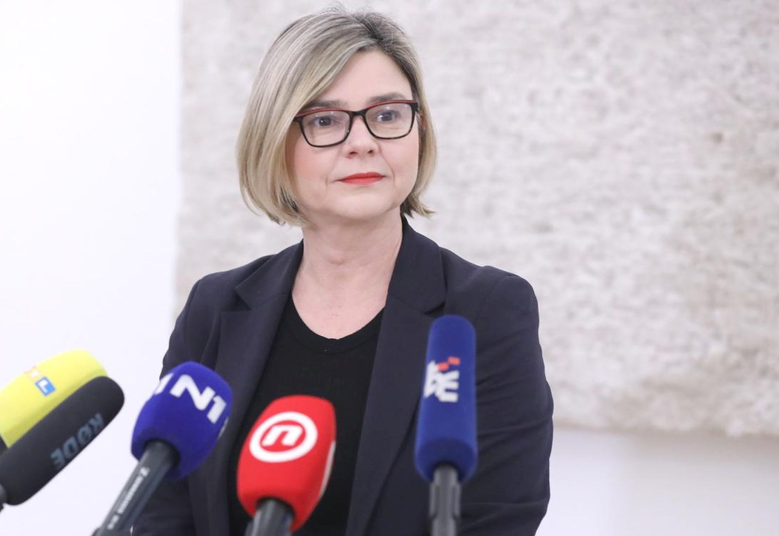 03.03.2023., Zagreb - Na konferenciji za medije odrzanoj u Saboru zastupnica Sandra Bencic govorila je o aktualnim temema. Photo: Patrik Macek/PIXSELL